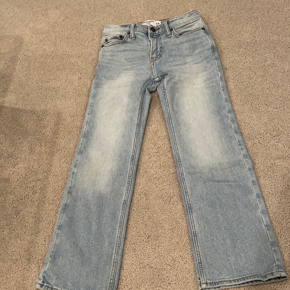 Boys Abercrombie kids boot cut blue jeans. Size 9-10 - Picture 1 of 6